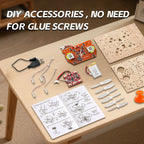 Wooden Assembly DIY  Drone Model